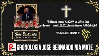 KRONOLOGI Jose Bernardo nia mate (WARGA PSHT Timor leste) iha sela detensaun Caicoli. 01/09/2022.