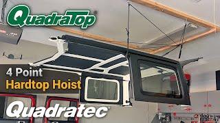 QuadraTop 4 Point Hardtop Hoist Review & Install for Jeep Wrangler