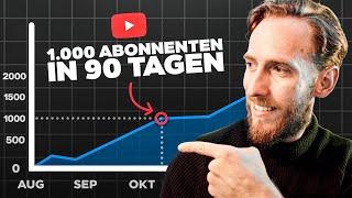 Von 0 auf 1.000 YouTube-Abonnenten in 90 Tagen (Fallstudie)!