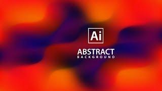 Abstract Background Design in Adobe Illustrator