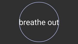 Heart Coherence: 5 minute breath exercice (4/6: breathe in during 4s, breathe out during 6s)