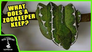 WHAT REPTILES DOES A ZOOKEEPER KEEP AT HOME?