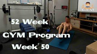 (DS GYM 52 WEEK PROGRAM) WEEK 50 健身日誌