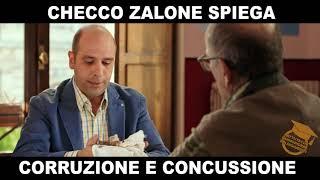 Checco Zalone spiega corruzione e concussione