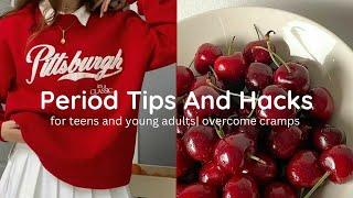 Period Tips and Hacks for 10 - 19 year olds️||overcome of cramps