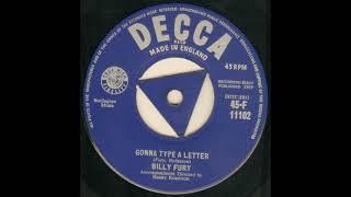 Gonna Type A Letter   Billy Fury 1959 Decca