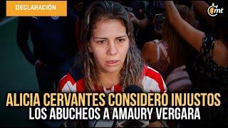 Alicia Cervantes consideró 'injustos' los abucheos a Amaury Vergara