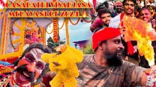 Ganapathi visarjana meravani ge 2024 #Bola  tulu vlog