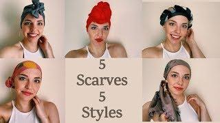 How to Tie a Headscarf - Lots of Different Styles!  |  My Cancer Journey