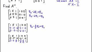 Computing the Inverse of 3 by 3 Matrix