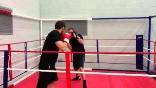 Barry king & Dave berry sparring 2012