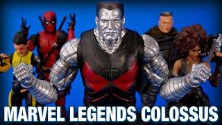 Marvel Legends Colossus Deadpool Legacy Collection 2016 Movie Hasbro Action Figure Review