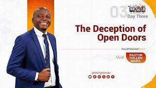 Day 3: The Deception of Open Doors – Pr. Collen Mapa | Youth Week of Prayer | Lavington SDA