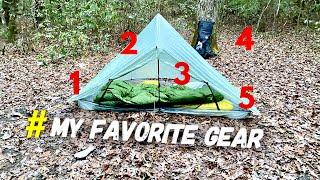 MY FAVORITE BACKPACKING GEAR #ultralightbackpacking