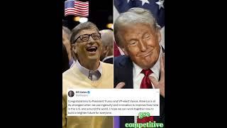 bill gates congratulate trump #shorts #bankingexams #ssc #cgl