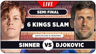 SINNER vs DJOKOVIC • Six Kings Slam 2024 SF • LIVE Tennis Watchalong