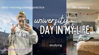 day in my life at durham univeristy │ early morning rowing, study sessions, and tidying my flat