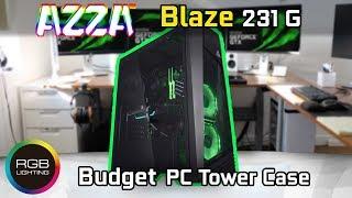 Test/Review: AZZA Blaze 231G RGB Tempered Glass ATX Mid Tower PC Case (360° Overview)