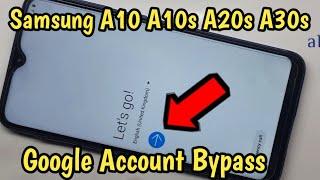 Samsung A10 A10s A20s A30s Android FRP Unlock Google Account Bypass Final Solution 100% Working