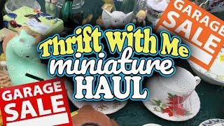 Thrift with Me at Garage Sales for One Sixth Scale Miniatures