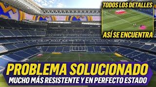  ASÍ SE ENCUENTRA el CÉSPED del SANTIAGO BERNABÉU, el HIPOGEO FUNCIONA PERFECTAMENTE