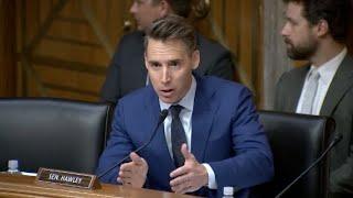 Hawley Confronts Biden Judicial Nominee Who Thinks Police Enforcement Of Traffic Laws Is "Racist"