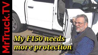 MrTruck F150 accessory review, protect your doors and behind the scenes with camera's.