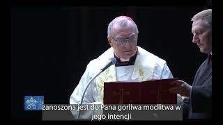 Kard. Parolin na rozpoczęcie różańca za Papieża na placu św. Piotra