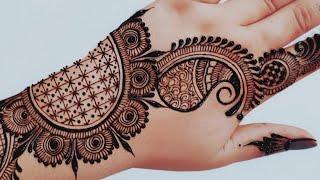 beautiful back hand mehndi design || mehandi ka design simple || mehndi design,