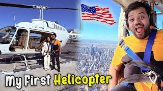 My First Helicopter Ride In America (USA)  | Dream Came True ️ | Poora New York Dekh Liya 