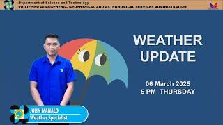 Public Weather Forecast issued at 5PM | March 06, 2025 - Thursday