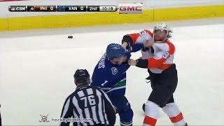 Jakub Voracek vs Dan Hamhuis Mar 17, 2015