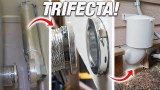 The 3 ULTIMATE BEST Dryer Vent Upgrades For DIYERS!