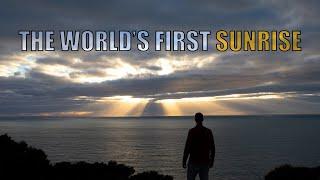 The World's FIRST Sunrise - East Cape, New Zealand