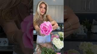 how to make $33 grocery store flowers look professional 🩷 best gift for birthdays, house warmings, e