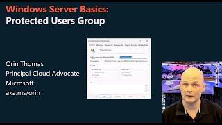 Windows Server Protected Users Group
