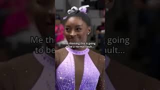 We didn't even know this was possible #gymnastics #vault #simonebiles