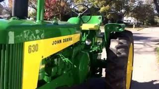 1957 John Deere 630 fresh paint.