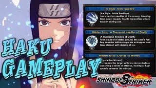 Naruto to boruto shinobi striker:Haku Gameplay/CAC Gameplay