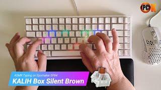 ASMR Typing KALIH Box Silent Brown switch