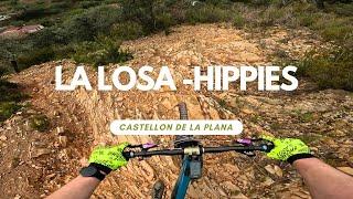 La Losa - Hippies Trail Bikeregion Castellon de La Plana Spain  Full Run POV RAW