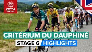 First High Mountain Test! | Critérium Du Dauphiné 2023 Highlights - Stage 6