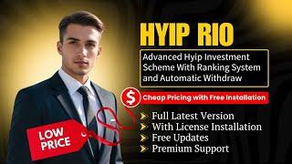 [Latest Version] Hyip Rio - Advanced Hyip Investment Scheme With Ranking System and Automatic Withdr