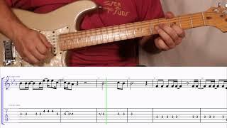 How to Play the Melody and Solo to Oh Lonesome Me by Don Gibson on Guitar with TAB