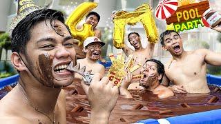 CHOCOLATE POOL PARTY sa BG HOUSE!! - 4 Million Celebration