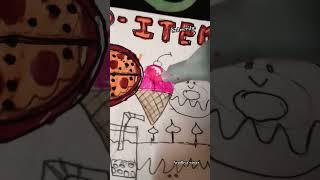 Colouring ice cream