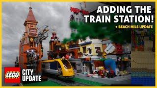 Adding the Train Station! LEGO City Update Vlog