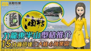 【九龍東半山型格推介】15分鐘迅達三大核心商業區