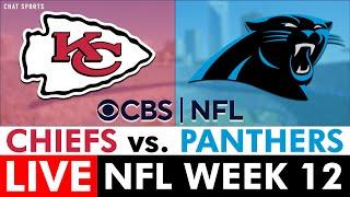 Chiefs vs. Panthers Live Streaming Scoreboard, Play-By-Play, Highlights & Stats | NFL Week 12 On CBS