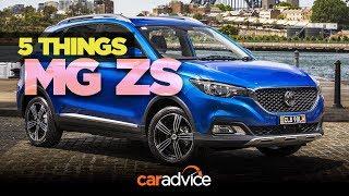 2018 MG ZS: 5 things about MG's new small SUV